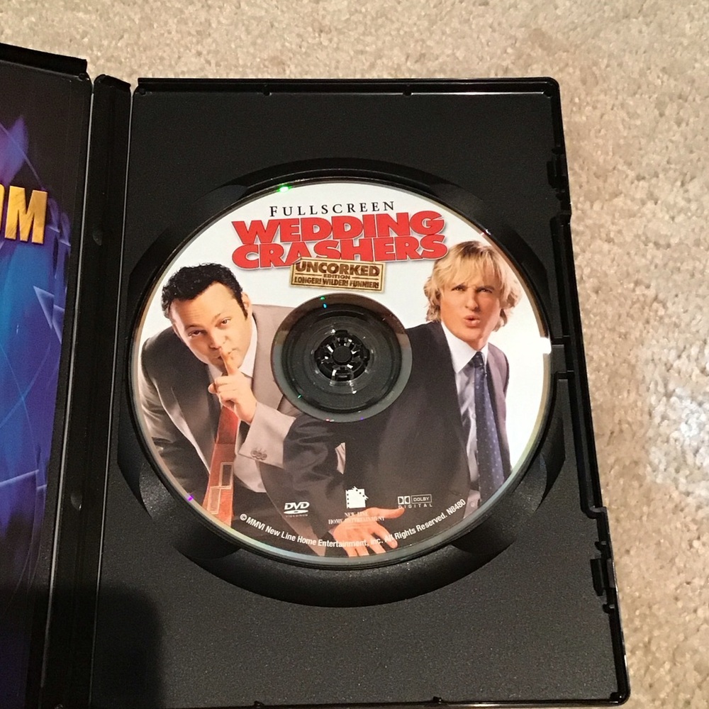 Wedding Crashers DVD - 5 for $5 - Picture 3 of 4